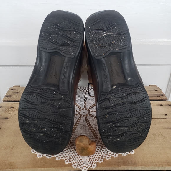 **SOLd*thankyou🌹Dansko Shearling Fur Lace-up Eskimo Mukluk Clog Boots•EU39 8.5 - Picture 12 of 13